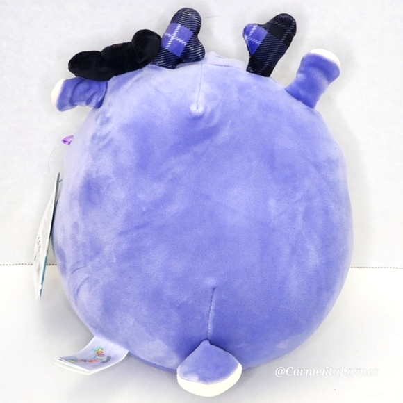 BINOCHE 🦌 FTM Blue & White Fur Belly Girly Goth Squad Original Squishmallow NWT - Picture 5 of 8